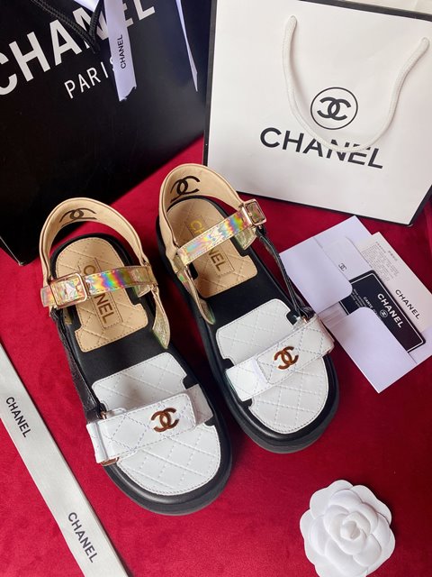 샤넬 CC 여성 샌들 3.5cm