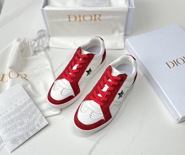 디올 WALK'N DIOR 가죽 스니커즈 운동화