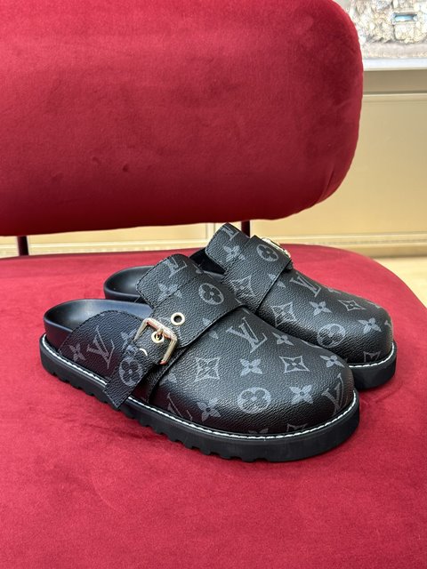 루이비통 LV 코지 플랫 컴포트 클로그 뮬 슬리퍼 Cosy Flat Comfort Clogs