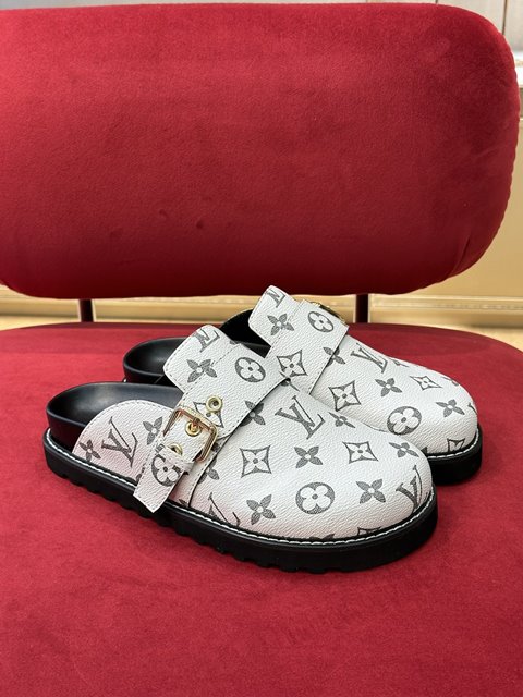 루이비통 LV 코지 플랫 컴포트 클로그 뮬 슬리퍼 Cosy Flat Comfort Clogs