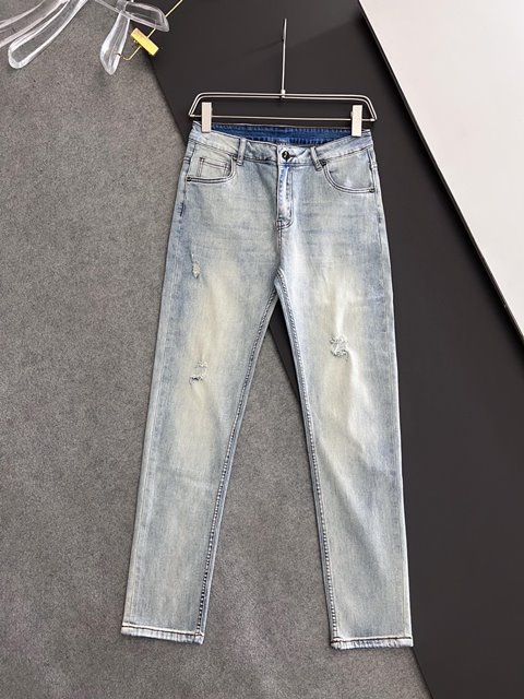 펜디 남성 데님 바지 팬츠