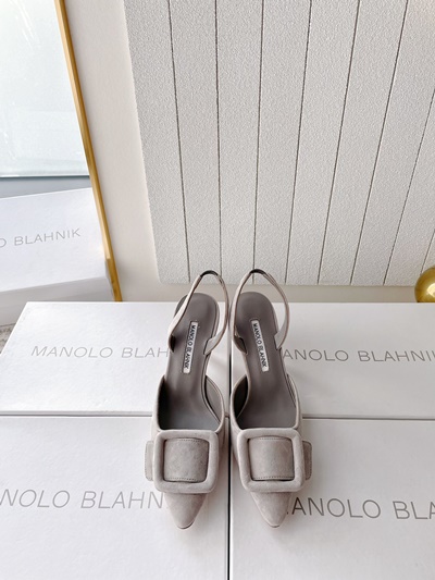 마놀로 블라닉 MANOLO BLAHNIK 스웨이드 슬링백