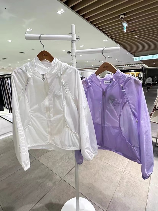 말본 MALBON 여성 바람막이 점퍼 집업 재킷 2칼라