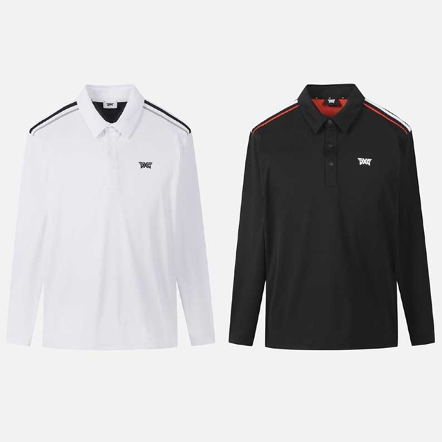 PXG 남성 폴로 이너 긴팔티 2칼라