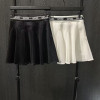 지포어 여성 플리츠 스커트 2칼라
