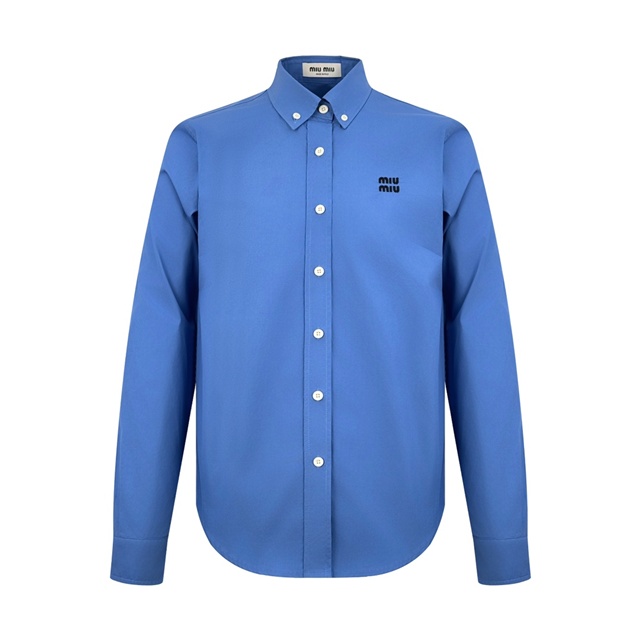 미우미우 포플린 셔츠 MK1948