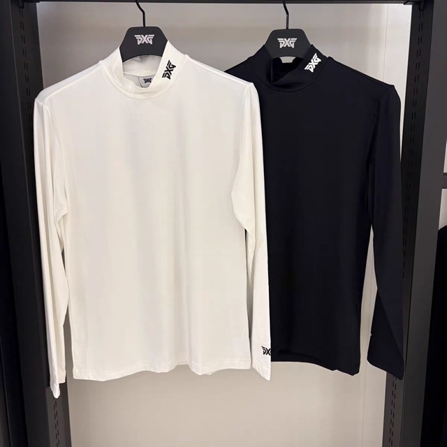 PXG 하이넥 남성 이너 긴팔티 2칼라