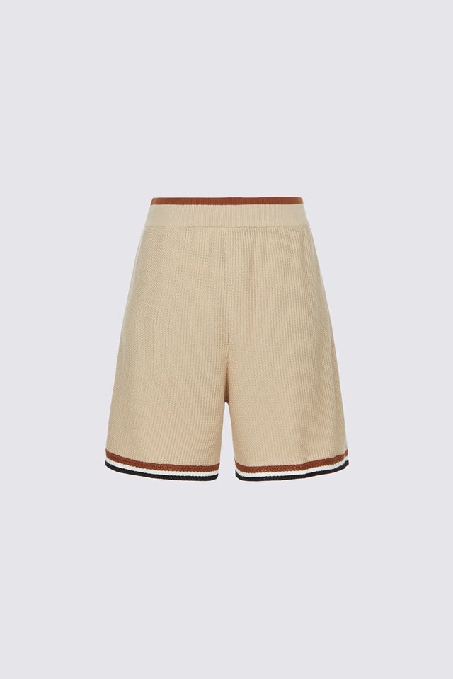지포어 여성 니트 반바지 쇼츠