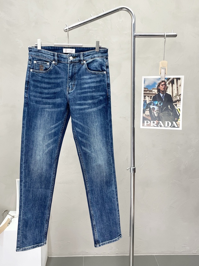 브루넬로 쿠치넬리 데님 바지 팬츠