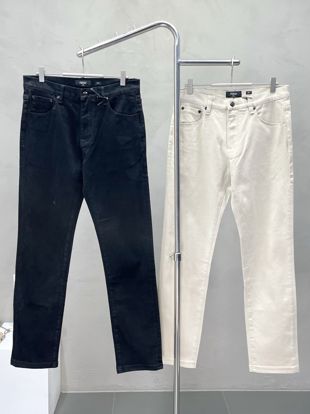 펜디 남성 데님 바지 팬츠 2칼라