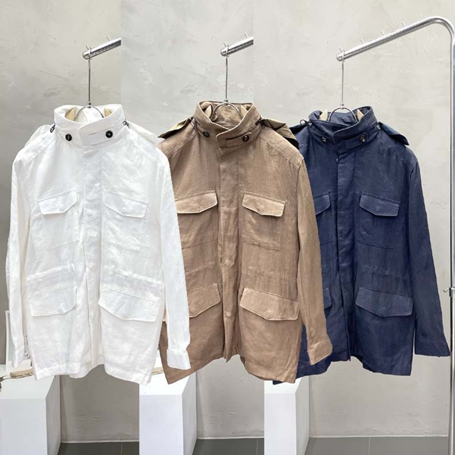 로로피아나 아이코닉 트래블러 후드 자켓 점퍼 3칼라