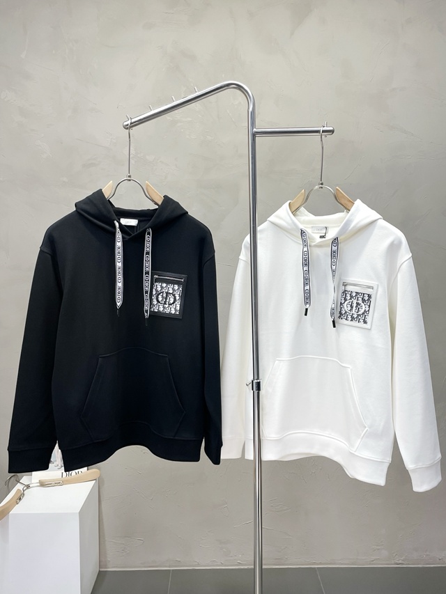 디올 포켓 후드티 후디 2칼라