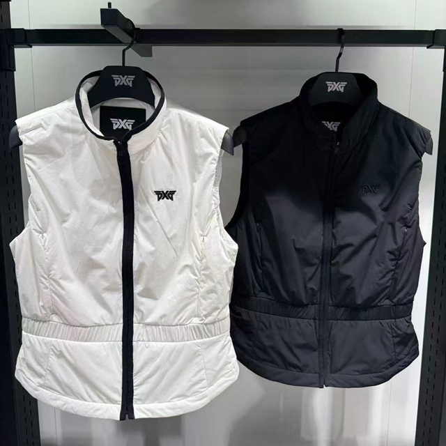 PXG 여성 경량 패딩 베스트 조끼 2칼라