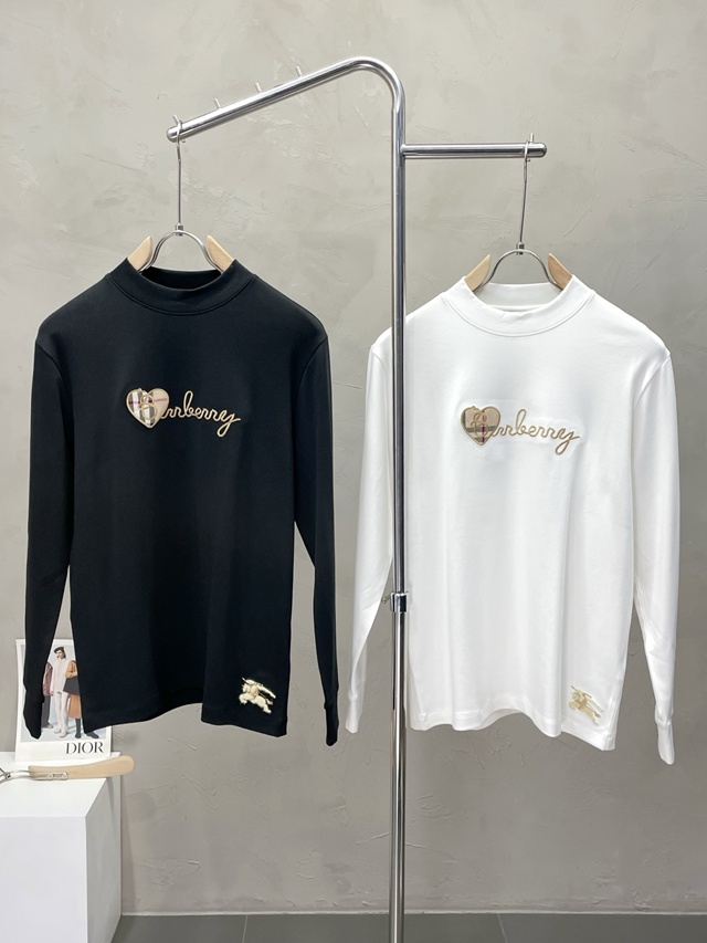 버버리 로고 라운드티 긴팔티 2칼라