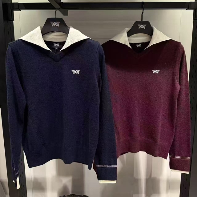 PXG 여성 니트 스웨터 2칼라