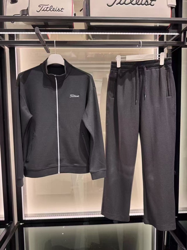 타이틀리스트 남성 트레이닝복 져지 트랙탑 + 트랙 팬츠 밴딩바지 세트