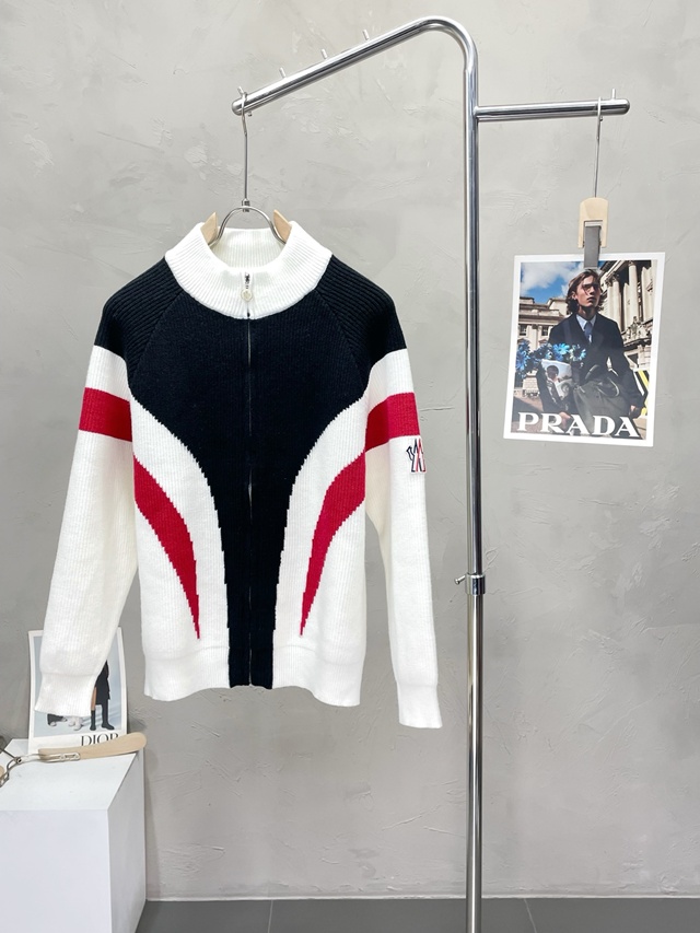 몽클레어 니트 집업 자켓 재킷