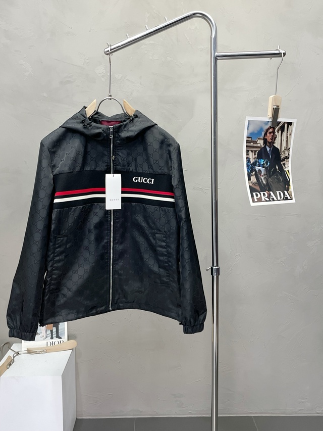 구찌 GG 자카드 후드 재킷 집업 점퍼