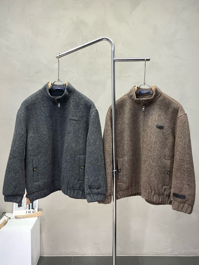 루이비통 모직 코트 2칼라