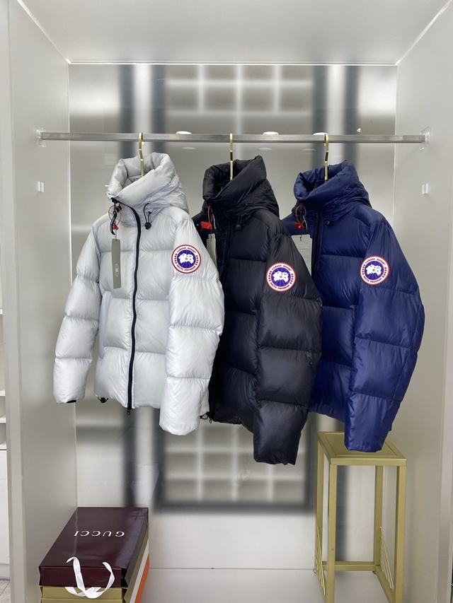 캐나다구스 크로프톤 다운 재킷 패딩 점퍼 3칼라