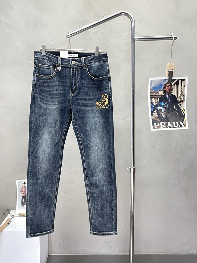 로에베 남성 데님 바지 팬츠