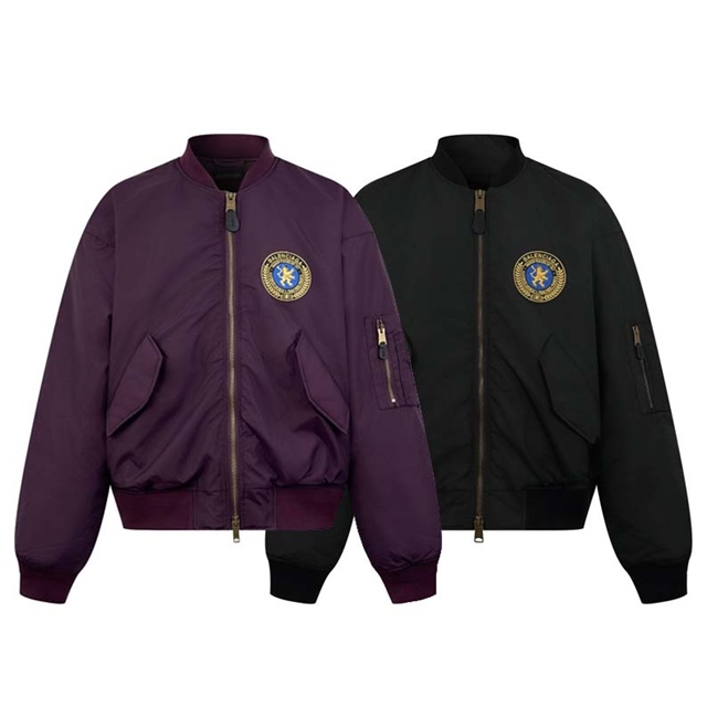 발렌시아가 라지 핏 보머 재킷 집업 점퍼 2칼라