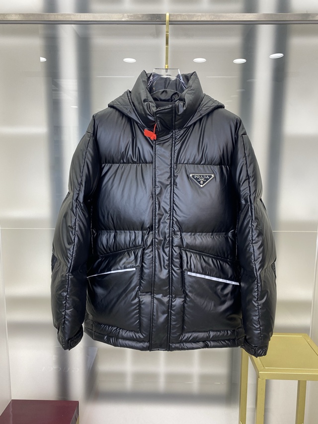프라다 리나일론 다운 재킷 패딩 점퍼