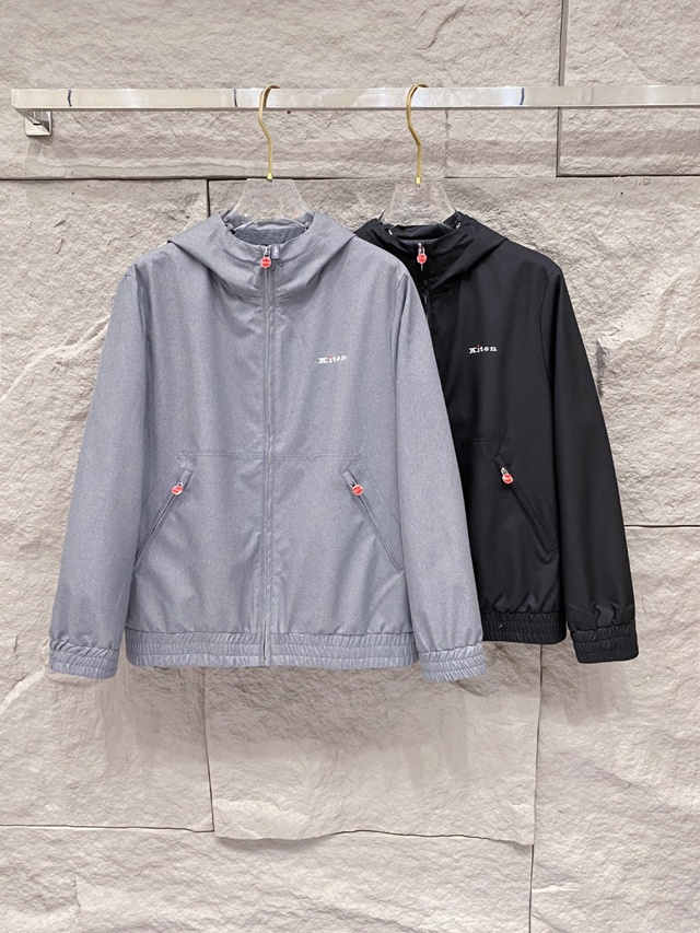 펜디 키톤 KITON 집업 점퍼 재킷 2칼라
