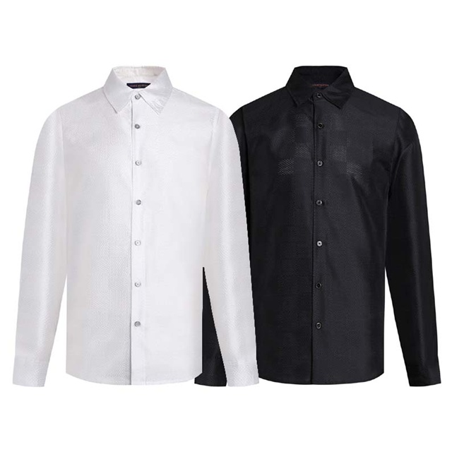 루이비통 미니 모노그램 실크 이브닝 셔츠 2칼라 1AGNAE 1AIHI3