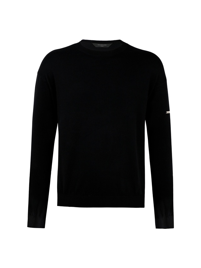 발렌시아가 크루넥 니트 스웨터