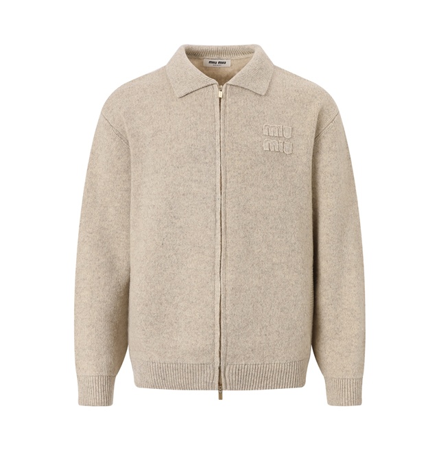 미우미우 카라 집업 자켓 재킷