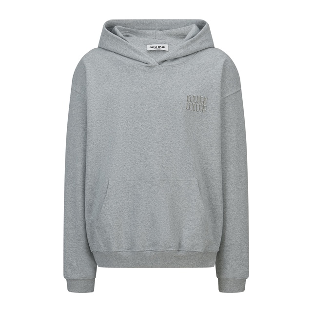 미우미우 루즈핏 후드티 후디