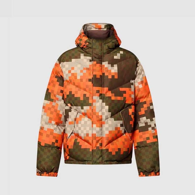 루이비통 프린티드 푸퍼 다운 재킷 패딩 점퍼 1AFXPL