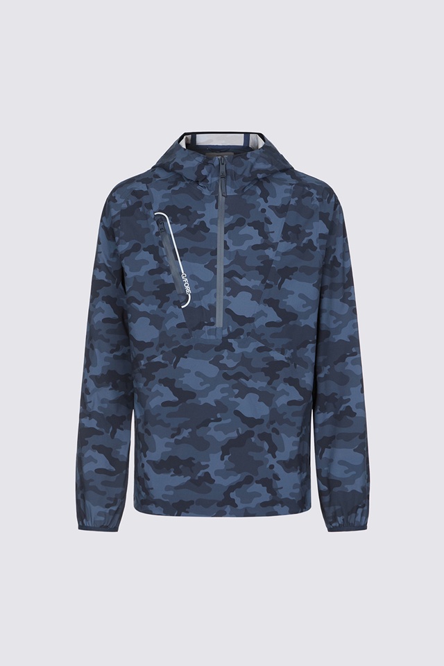 지포어 카모 테크 후드 풀오버 남성 바람막이