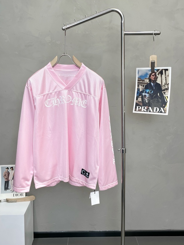 크롬하츠 매쉬 롱 슬리브드 긴팔티