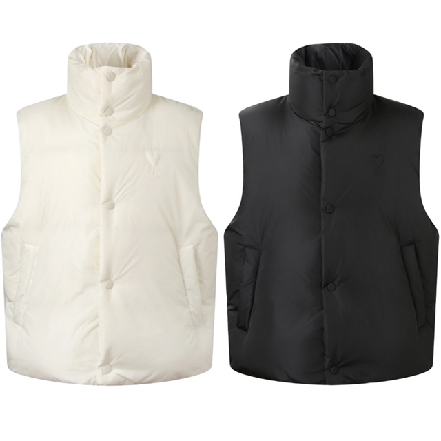 아미리 패딩 베스트 조끼 2칼라