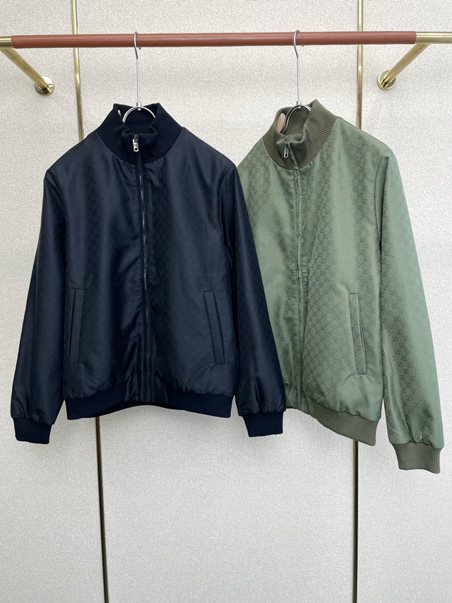 구찌 GG 자카드 집업 점퍼 재킷 2칼라