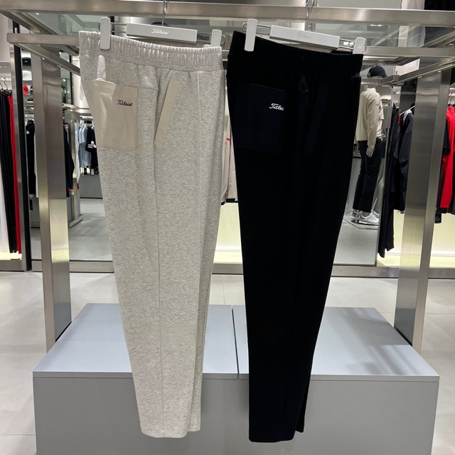 타이틀리스트 남성 밴딩 바지 팬츠 2칼라