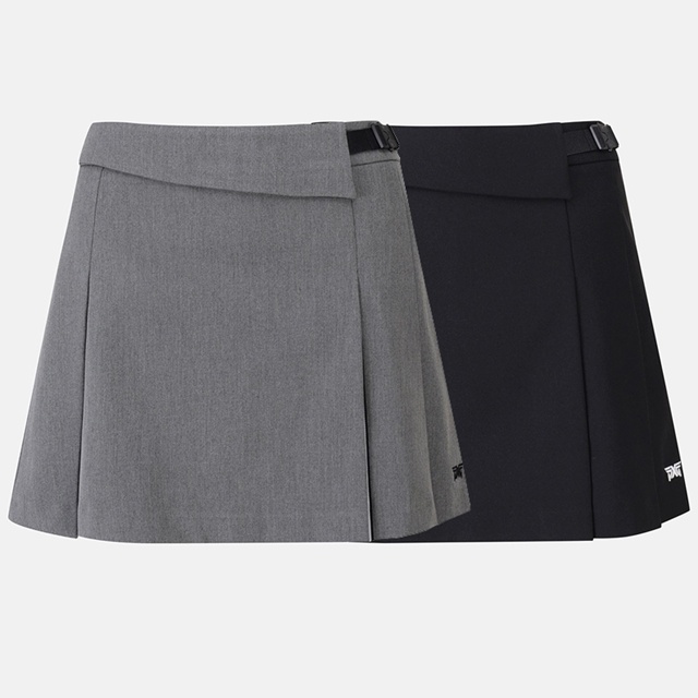 PXG 여성 플리츠 스커트 2칼라