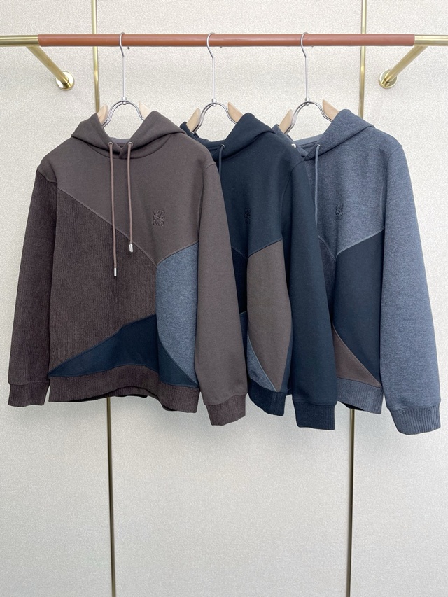 로에베 후드 스웨트셔츠 후드티 후디 3칼라