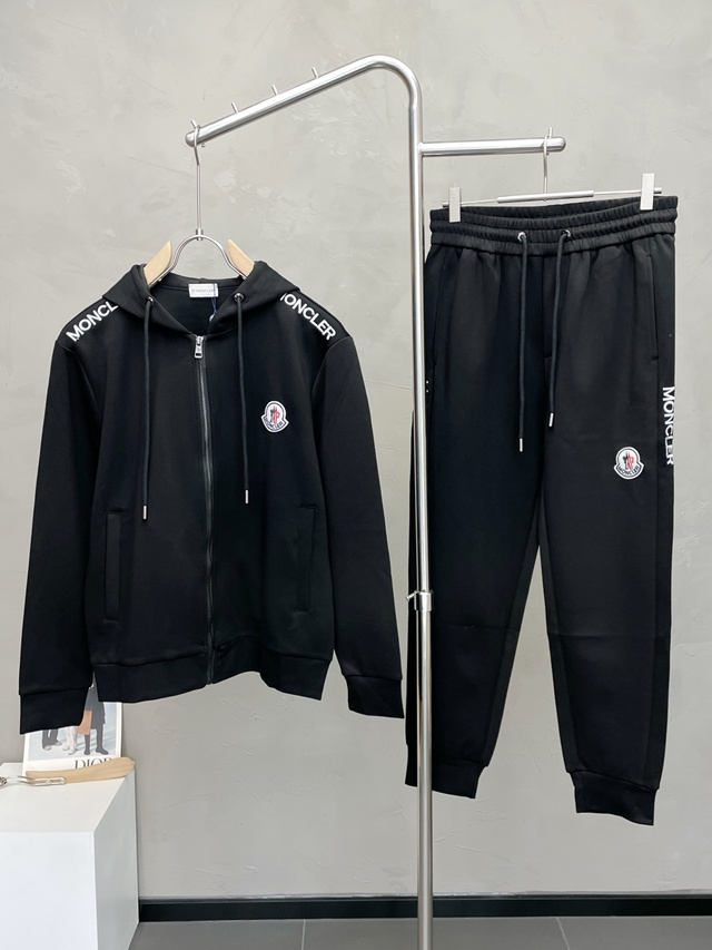 몽클레어 트레이닝복 후드 집업 + 트랙 조거 팬츠 밴딩 바지 세트