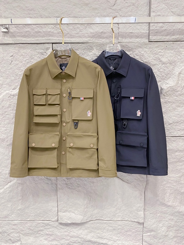 몽클레어 그레노블 포켓 셔츠 재킷 2칼라