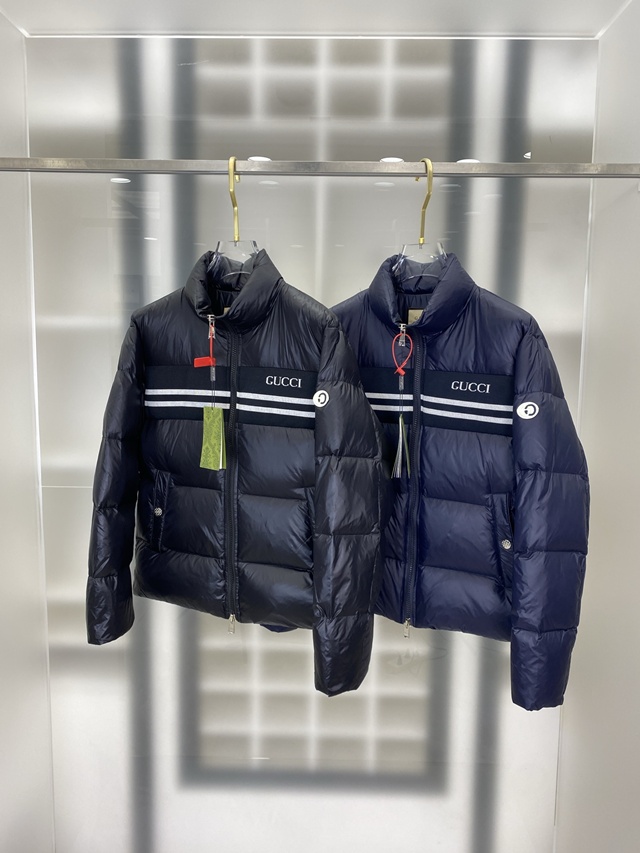 구찌 GG 다운 재킷 패딩 점퍼 2칼라