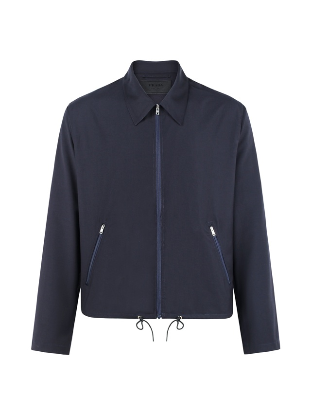 프라다 카라 재킷 집업 점퍼