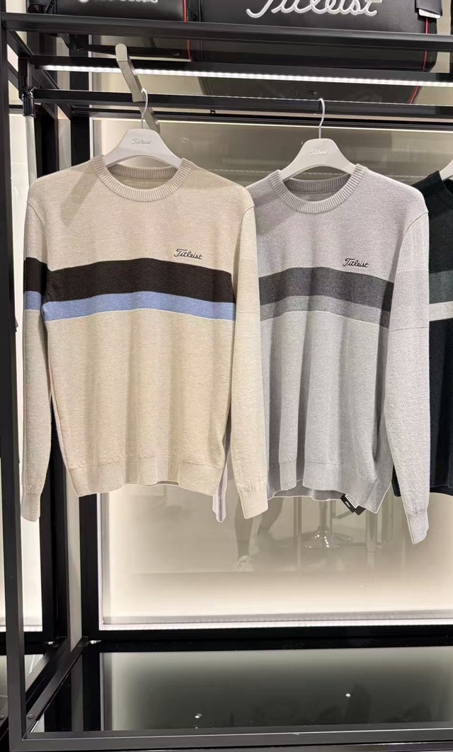 타이틀리스트 남성 니트 스웨터 2칼라