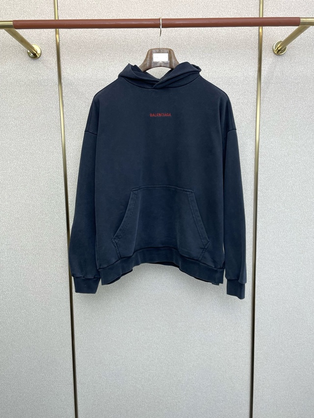 발렌시아가 루즈핏 후드티 후디