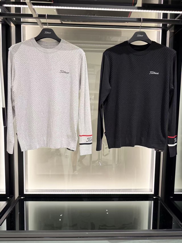 타이틀리스트 남성 니트 스웨터 2칼라