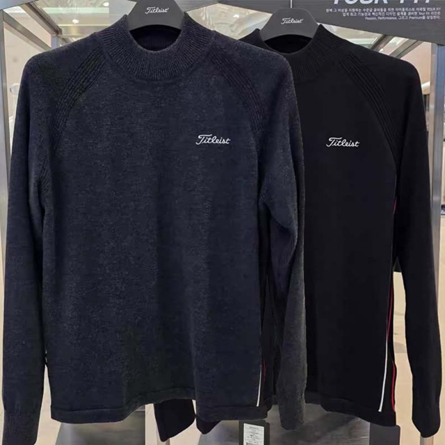 타이틀리스트 남성 니트 스웨터 2칼라