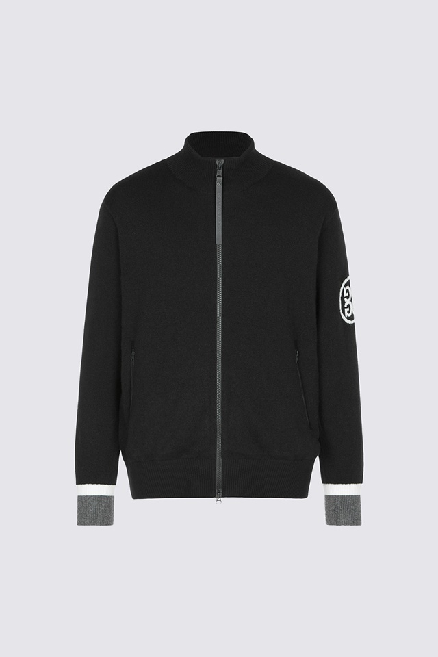 지포어 남성 니트 집업 가디건