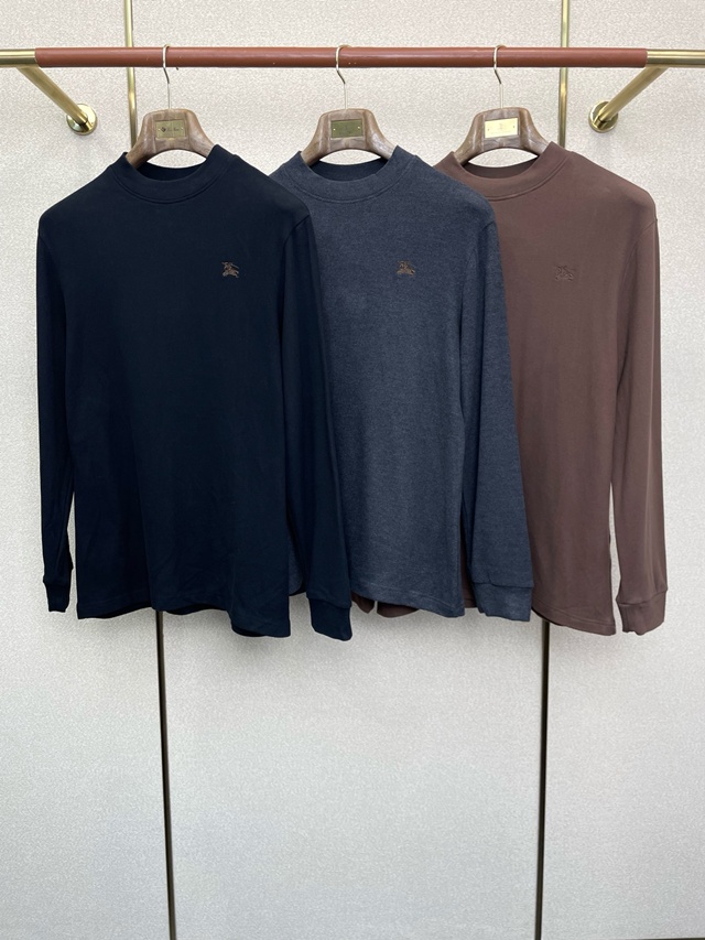 버버리 라운드 긴팔티 3칼라